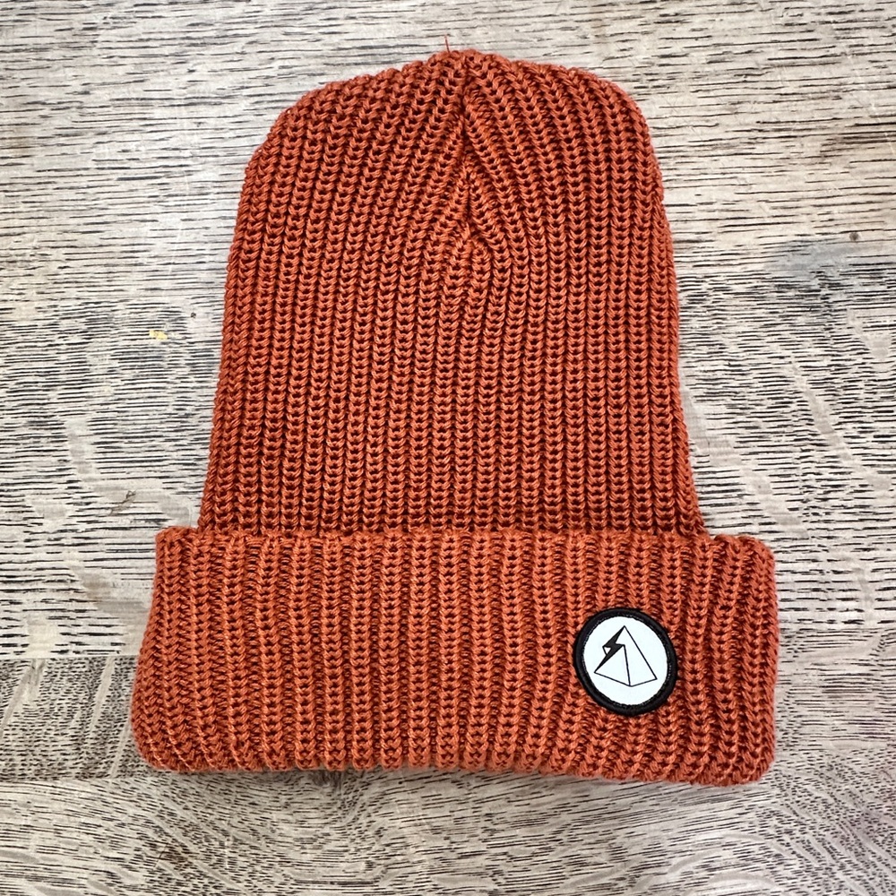 DESO Supply Lumberjack Cuff Repreve Beanie Stocking Hat Rust - Picture 3 of 12